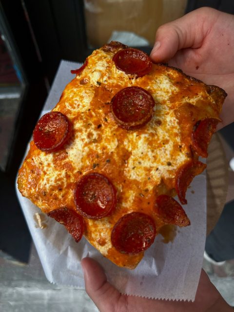 When it comes to SLICES, we got it ALL βοΈ Squares + triangles are always on deck and in all kinds of flavor combos. π Our counters are always loaded with all of our specialities as well as the classics. If you want, we got it. π FIVE locations in Midtown, West Village, Upper West Side, Broadway. π Dine in, takeout + delivery available!#MADEINNEWYORK #NYC #Pizzeria #Pizza #Manhattan