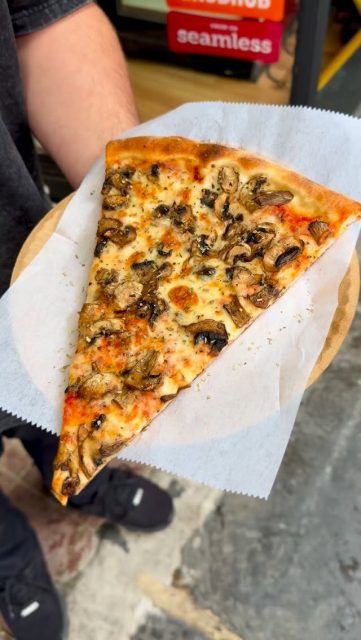 KICKING IT UP A NOTCH π₯΅ Every one of our signature pies is also available by the slice. Deck it out your way and go allll the way in π IN CRUST WE TRUST. π 5 LOCATIONS IN MANHATTANπ West Village, Midtown, Upper West Side, Broadway π Enjoy in shop, grab take out or have it delivered βοΈ WE CATER#MADEINNEWYORK #NYC #Manhattan #NewYorkCity