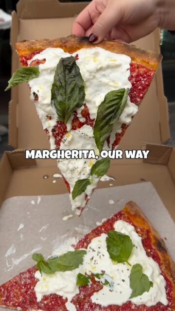 Yeah, we took a Margherita… and gave it a serious glow up. 🔥 Stracciatella is IT on this one…layered with tomato, pecorino, basil & EVOO. It’s rich, it’s messy, it’s what you’re ordering tonight. 😉 

📌 Delivery, take out + dine in

——
#NYCEats #PizzaObsessed #FoodieFinds