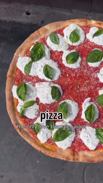 Pizza: the only love triangle we’re entertaining 😌 🍕 From classic slices to stacked pies, we got options for whatever mood you’re in. Today we’re going with BURRATA crowned, baby! 🧀 

📍 Manhattan, NYC
🚙 Take out + delivery

——
#PizzaLover #NYCFoodie #NYCPizza #Manhattan #NYC