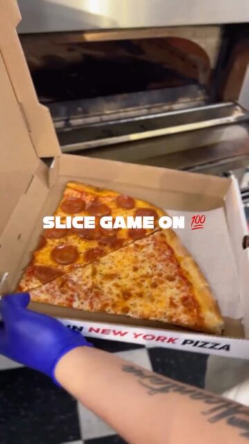 Slice game on 💯. Now the real question… which one are you grabbing first? 👀🍕

📍 Five locations in West Village, Midtown West, Upper West Side, Broadway
👉 Take out, delivery, or eat it in the shop

——
#SliceGameStrong #NYCPizza #MadeInNY