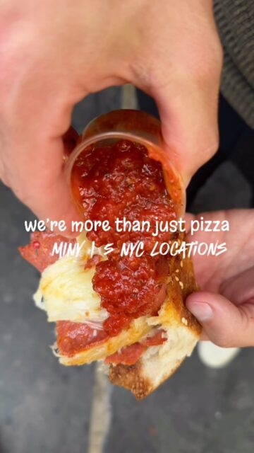 We’re more than just pizza. 😮‍💨 Pepperoni pinwheels, fresh-tossed garlic knots, chicken rolls, and so much more. 

The only question is: who’s ordering delivery tonight? 🍕🔥 We’ve got five locations ready to feed your cravings.

📍 Five locations in West Village, Midtown West, Upper West Side & Broadway
👉 Take out, delivery or eat it in the shop.

#MadeInNewYorkPizza #NYCPizza #Pizzeria #Manhattan