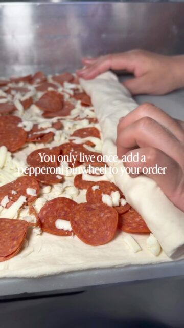You only live onceβ¦ add the pepperoni pinwheel. ππ Crispy, cheesy, packed with pepperoni, and baked fresh until golden. The perfect little addition to your MINY order, and honestly, you deserve it.
ββ
#MadeInNYPizza #PepperoniPinwheel #NYCEats